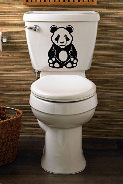 Tilki Dünyası Panda Toilet Seat and Bathroom Sticker