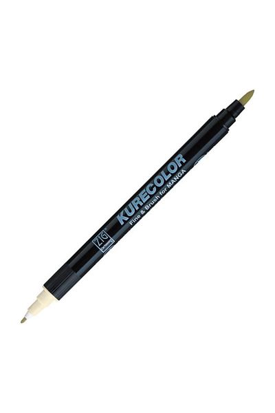 Zig Kurecolor Fine & Brush for MANGA Marker Drawing Pen 731 Pale Beige