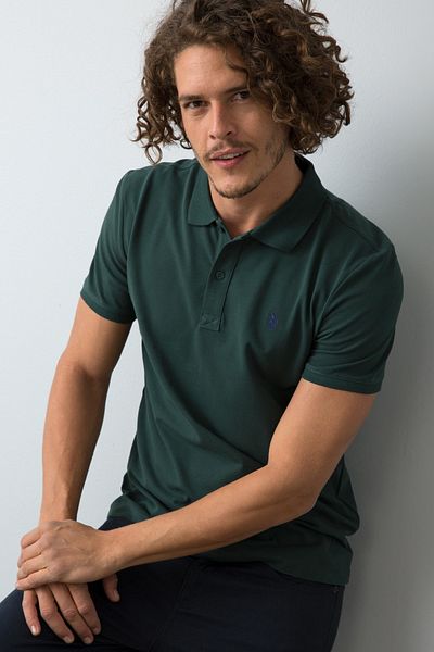 U.S. Polo Assn. Ανδρικό μπλουζάκι πόλο με λαιμόκοψη G081GL011.000.591733