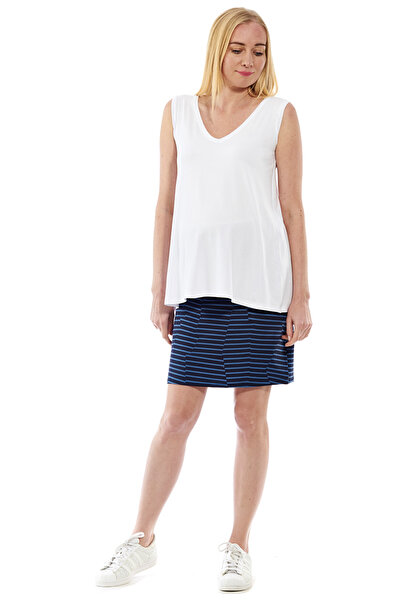 Motherway Λευκό εσώρουχο έγκυο με λαιμόκοψη V Bm395