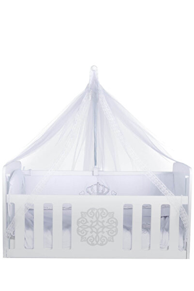 Tommybaby Güpürlü Lüx Cibinlik Ve Topuzlu Demir /