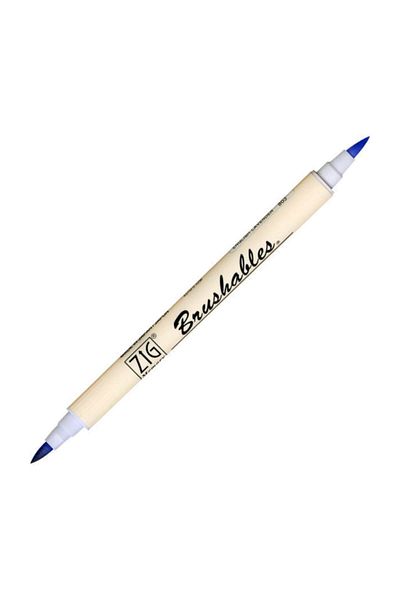 Zig Brushables 2 Color Tone Brush Tip Marker Pen 803 English Lavender