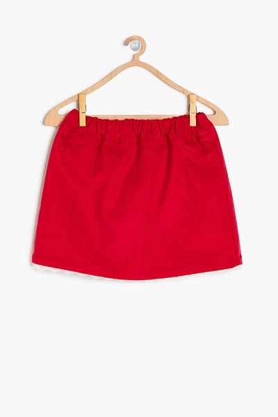 Koton Red Girl's Normal Waist Skirt