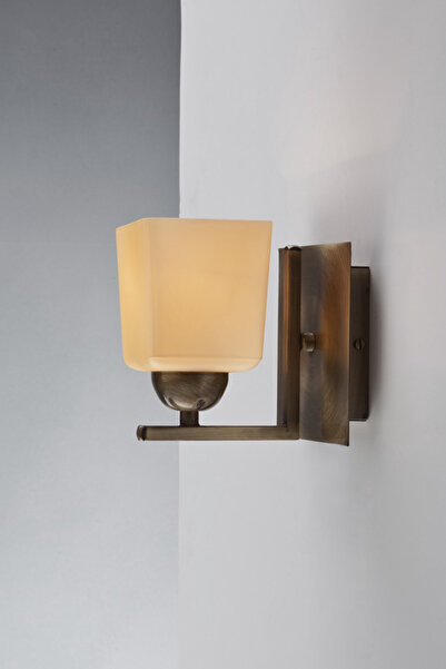 Avonni Ap-1374-1e Eskitme Kaplama Aplik E14 Metal Cam 13x16cm