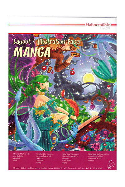 Genel Markalar Manga Illustration Blok 80g A4 40 Yaprak