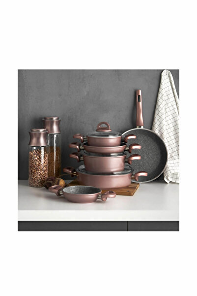Karaca Biogranit Premium Rosegold 9 Parça Mega Set