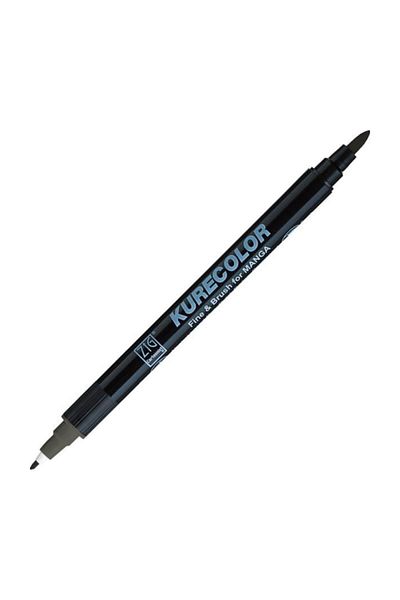 Zig Kurecolor Fine & Brush for MANGA Marker Drawing Pen C.08 Cool Gray 8