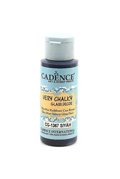 Cadence Very Chalky Glass Decor Cam Boyası - CG 1367 Siyah