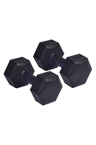 BUSSO CMT-30 Köşeli Plastik Dambıl Set (3 kg*2 Adet)