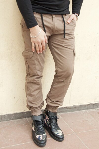 DeepSEA Ανδρικό παντελόνι Cargo με ελαστική μέση 1792