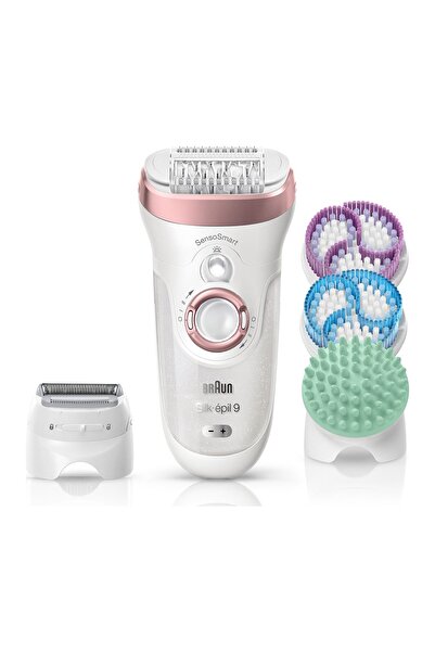 Braun Silk-épil 9 9990 SkinSpa SensoSmart Epilatör Rose Gold, 13 Ek Parçalı Epilasyon Aleti