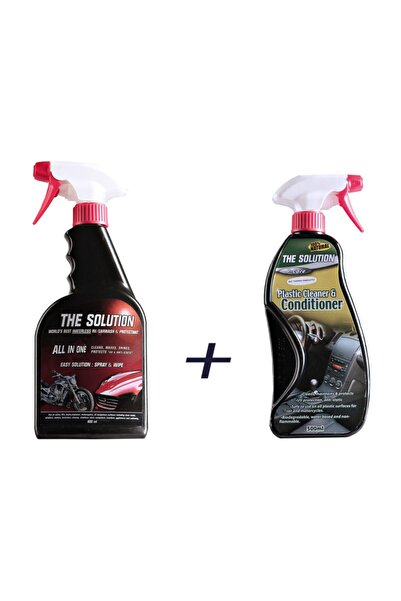 The Solution Torpido,plastik Temizleme Mat Parlatma 500 ML + The Solution Sus...