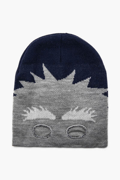 Koton Сіра шапка з візерунком для хлопчика