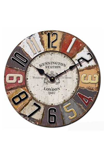 Markakanvas Yuvarlak Duvar Saati MKSaat (7)
