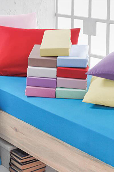 Clasy ملاءة سرير مرنة مزدوجة من القطن بنسبة 100% باللون البيج