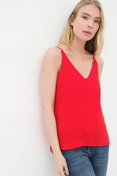 Koton Women's Red Undershirt 6YAK32777CW