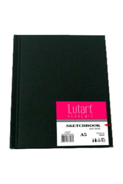 Lutart Caiet de schițe Copertă rigidă 100 gr. 100 de coli A5 Roșu Claret