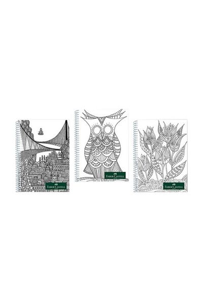 Faber Castell Faber Pp.Cover Style Notebook 80Yp în carouri 5000016   /