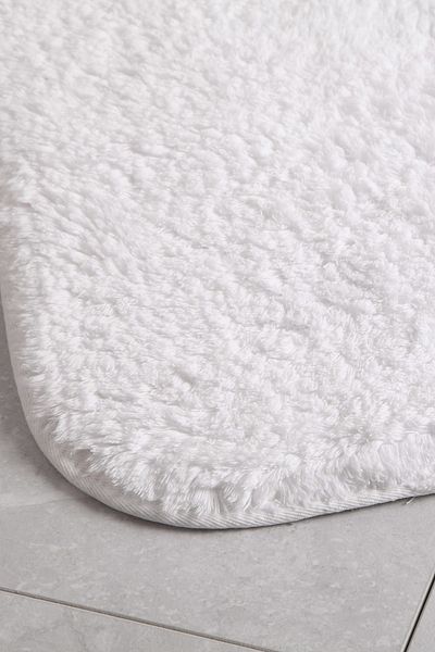 Confetti 100% Bumbac Pur Organic 1800 Gr 50X80 Covor Baie Alb