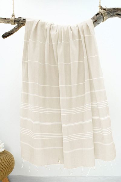 Bedinn Peshtemal Peach Beach Beige Pst353