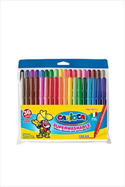 CARIOCA Carioca Joy Süper Yıkanabilir Keçeli Boya Kalemi 36'Lı /