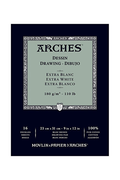 Arches Sketchbook - Extra White - 180Gr. - 23X31Cm 5695648