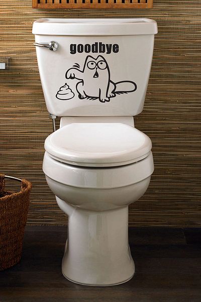Tilki Dünyası Goodbye Toilet Seat Sticker GOODBYE001