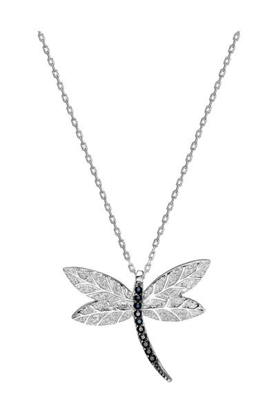 Glorria Kadın Gümüş Yusufçuk Kolye DT0499