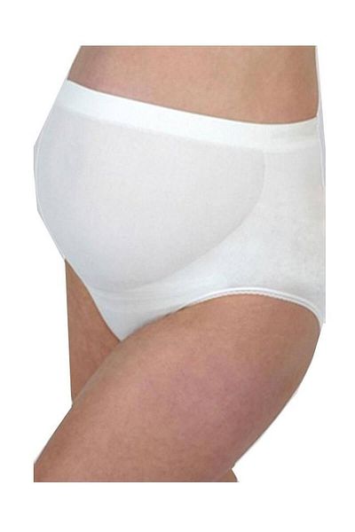 Bebefox Seamless Special Supported Maternity Panties M White