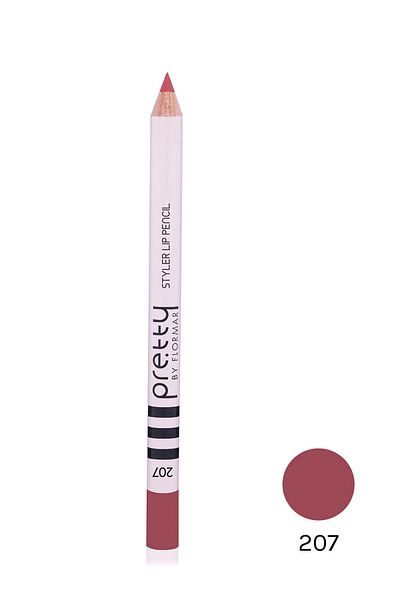 Flormar Lip Liner - Pretty By Flormar Styler Lipliner 207 Deep Rose8690604469796