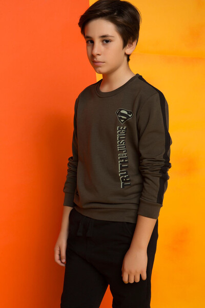 DeFacto Kaki Superman licencirana majica za mlade muškarce H3851A6.Kh37