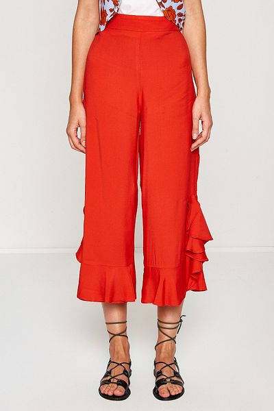 Koton Orange Damenhose 7YAF40064OW