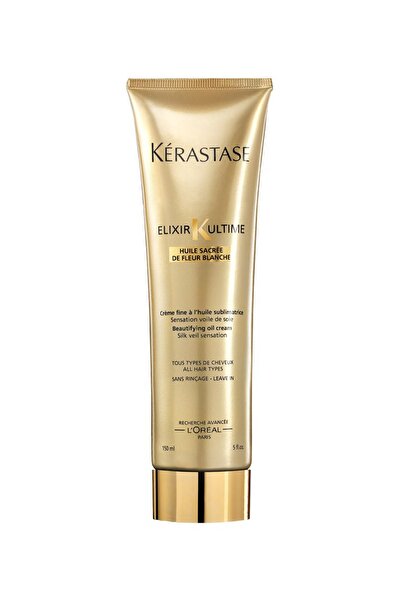Kerastase Tüm Saç Tipleri için Durulanmayan Saç Bakım Kremi 150 ml - Elixir K...