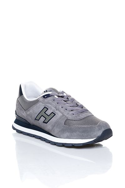 Hammer Jack Γνήσιο Δερμάτινο Γκρι Ανδρικό Sneaker 19YHJACK 1925030