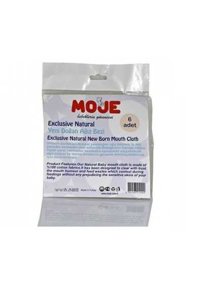 Moje مناديل للفم، عبوة من 6 قطع