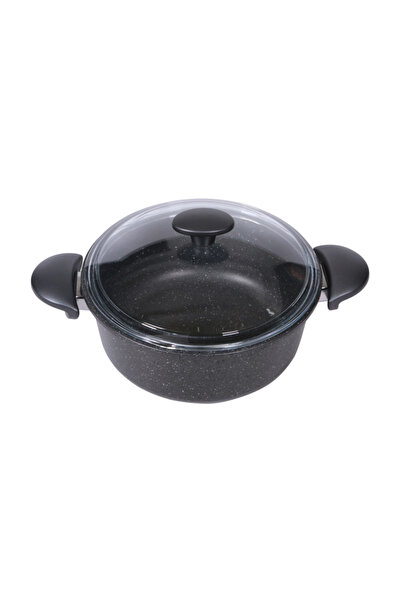 ThermoAD حلة جرانيت عميقة رمادي 24 سم