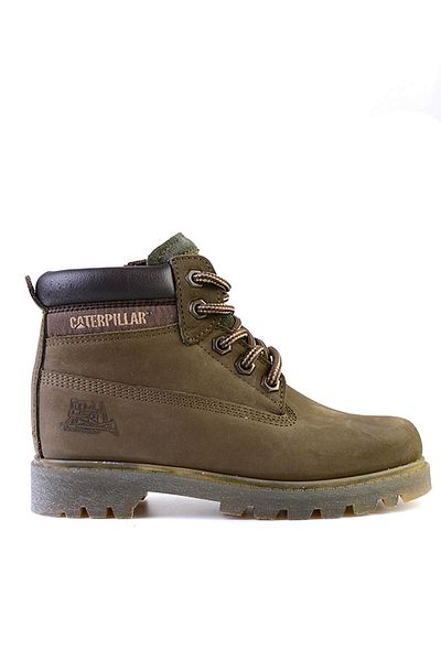 Caterpillar Παιδικές μπότες Unisex από γνήσιο δέρμα πράσινες G2111106901