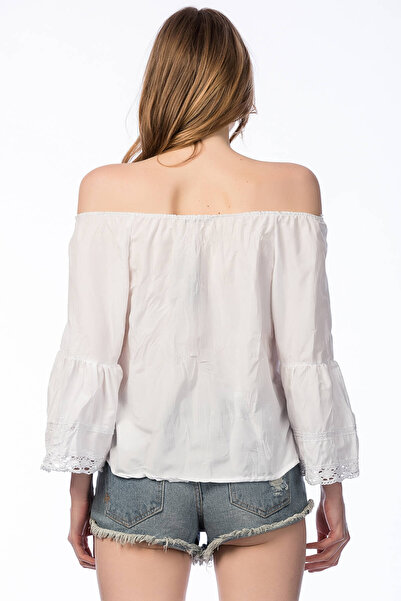 Pitti Women's White Blouse 10096