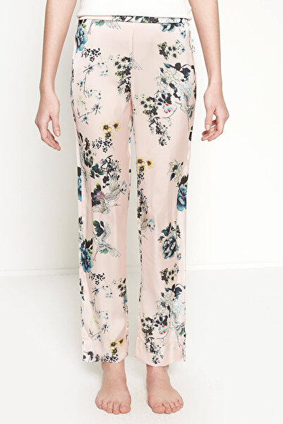 Koton Women's Pink Patterned Pajamas 7YLK71900MW