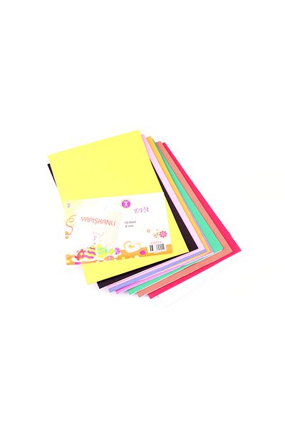 Nani Toys 10-Piece Adhesive Flat A4 Eva Sponge Set /