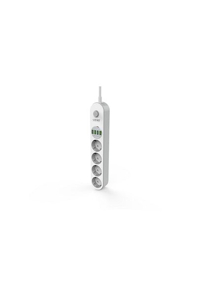 LDNIO Se4432 Group Socket 4pcs - 3.4a 4x Usb Outlet 2meter