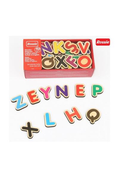 Rossie Magnetic Wooden Capital Letters