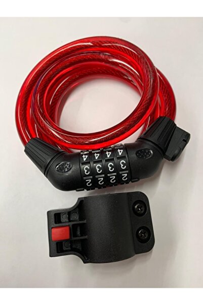 Baygın Bisiklet Knt Bisiklet Kilidi 12 Mm 120 Cm Değiştirilebilir Şifreli 3 Renk