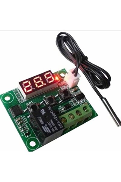 Cumhur W1209 Röle Çıkışlı Dijital Termostat Sıcaklık Kontrol Kartı Kuluçka Termostatı