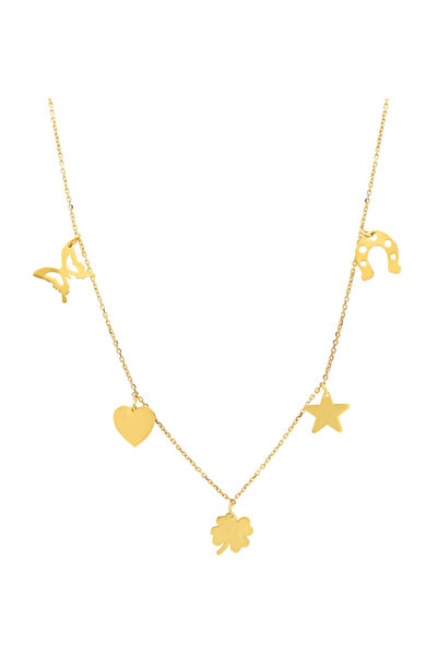 Glorria Kadın Altın Şans Kolye SV0014