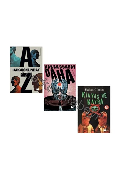 Doğan Kitap Hakan Günday Seti 3 Kitap Kinyas Kayra Daha Az