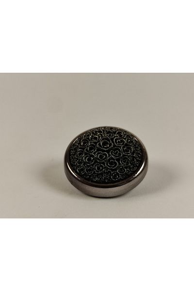 Kariyer Astar 10 Pieces of Buttons with 3 Cm Legs and Black Top Pattern