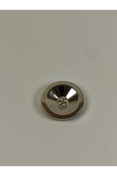 Kariyer Astar 3 Cm 4 Holes Metal White 10 Pieces Buttons