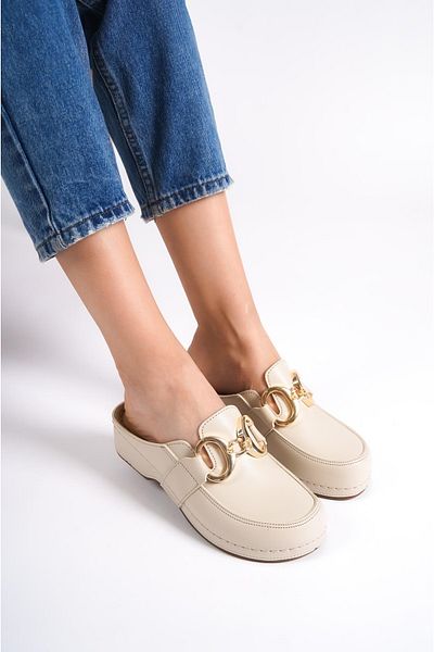 Capone Outfitters Anatomische, weiche, bequeme Sohle, Keilabsatz, Mutter-Hausschuhe