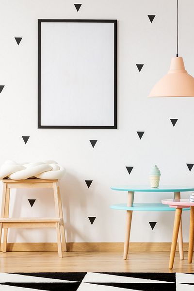 Sim Tasarım Triangle Shapes Wall Sticker Set